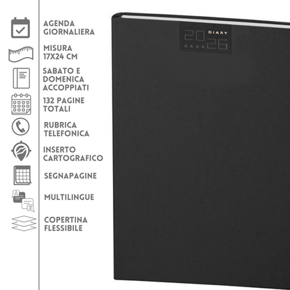 Agende personalizzate 2026 Settimanali 17X24 | Cod. PB340