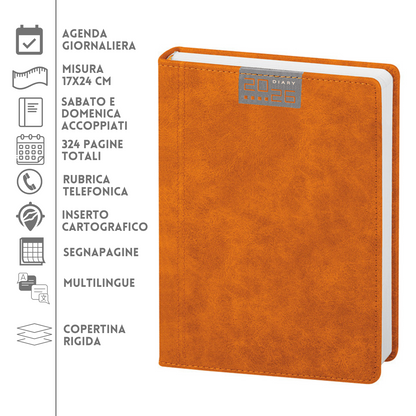 Agende personalizzate 2026 Giornaliera 17X24 | Cod. PB286