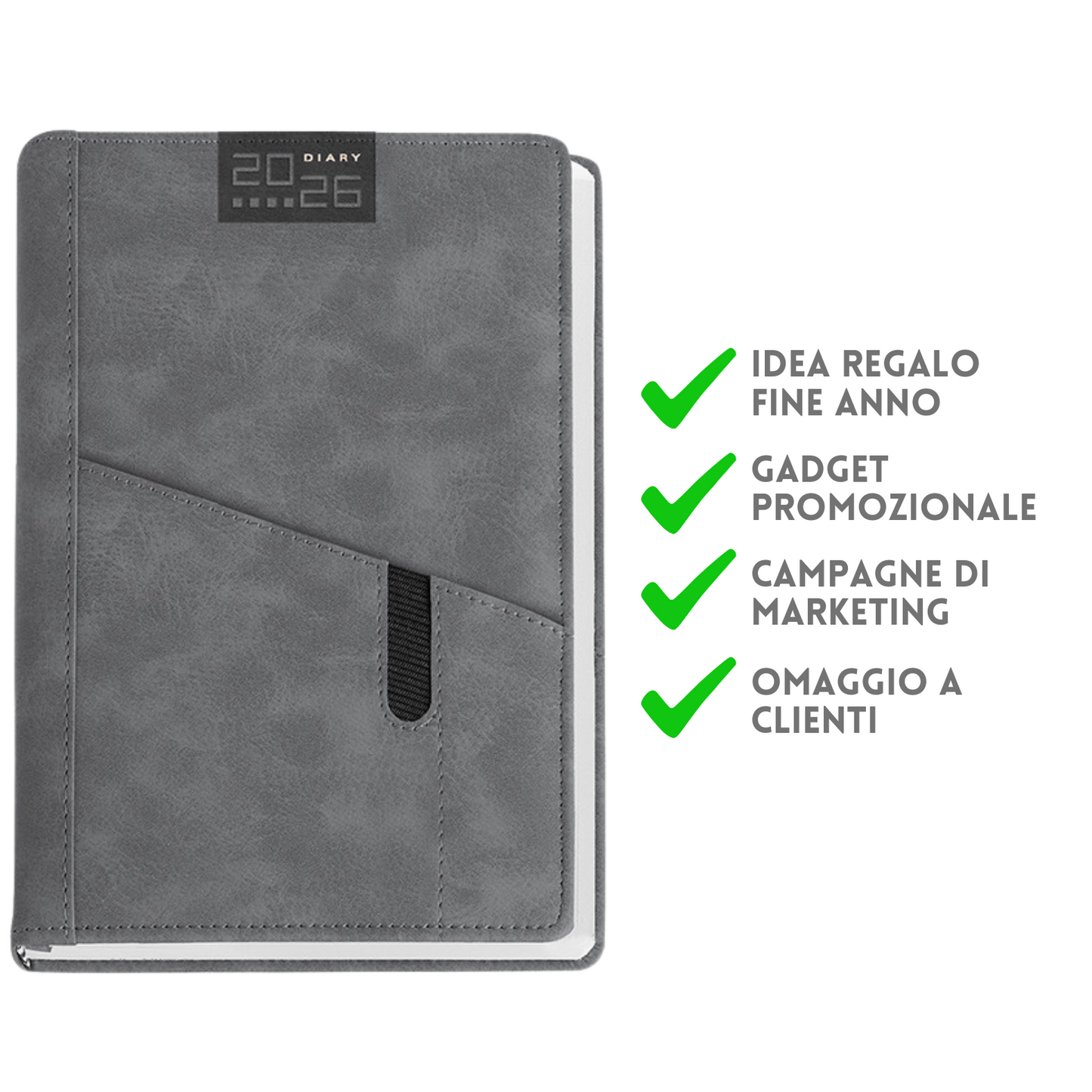 Agende personalizzate 2026 Giornaliera 17X24 | Cod. PB270