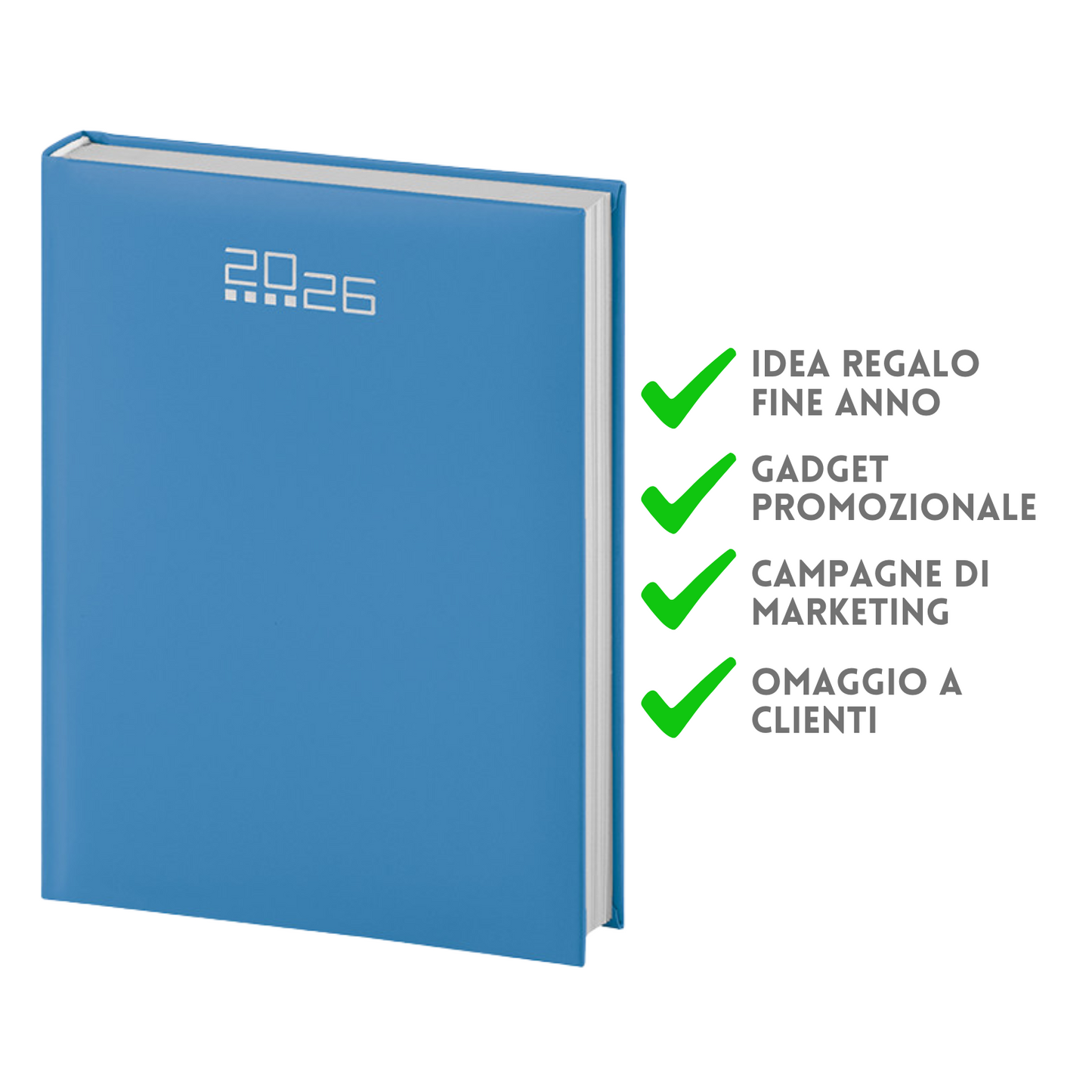 Agende personalizzate 2026 Giornaliera 12X17 | Cod. PB520