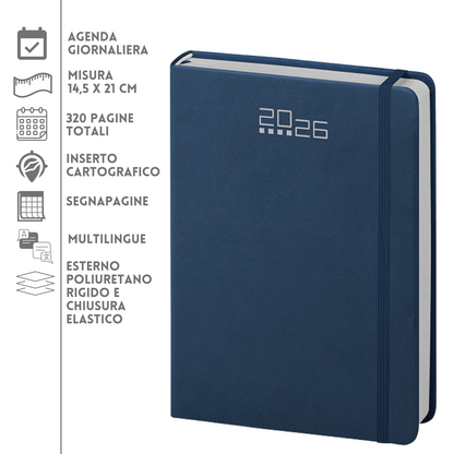 Agende personalizzate 2026 Giornaliere 14,5X21 | Cod. PB285