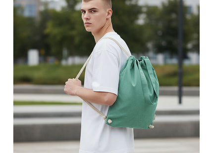 Shopper zaino cotone riciclato ANNIE II PG178 personalizzabile