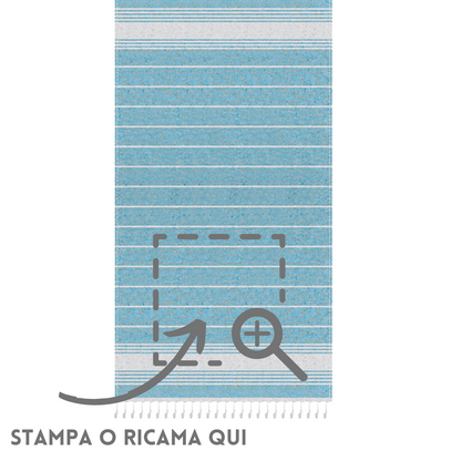 Teli personalizzati 90x170 da mare o pareo  | Cod. PM945