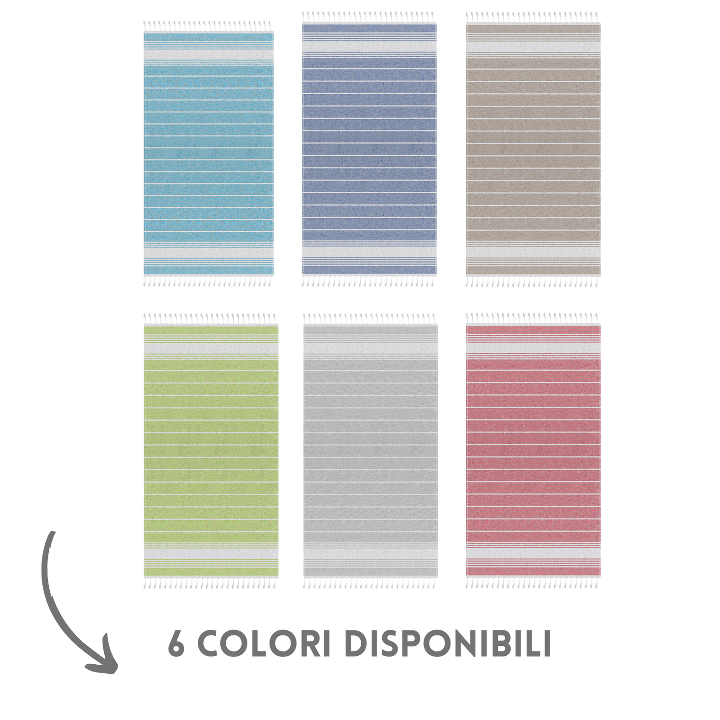 Asciugamano fouta personalizzate PM945