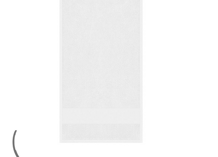 Asciugamano da palestra spugna bianca 50x100 cm  | Cod. PM925