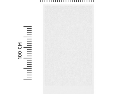 Asciugamano da palestra spugna bianca 50x100 cm  | Cod. PM925