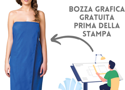 Asciugamano da palestra in microfibra 100x150 cm  | Cod. PM915