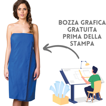 Asciugamano da palestra in microfibra 100x150 cm  | Cod. PM915