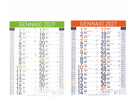 Calendario olandese personalizzato 2027 Light