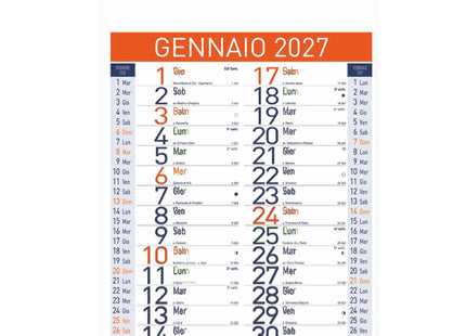 CALENDARI PERSONALIZZATI 2027