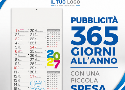 Calendario olandese personalizzato 2027 Shaded Moderno