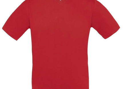 T-shirt B&C BCTU006 Exact con scollo a V - RE004 - red