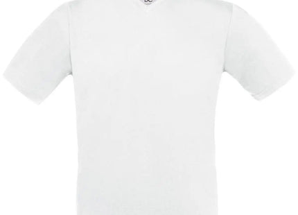 T-shirt B&C BCTU006 Exact con scollo a V - WH001 - white