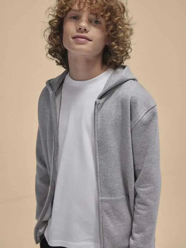 Felpa Bambino Zip Cappuccio B&C ID.334 Kids BCWK003 Personalizzabile