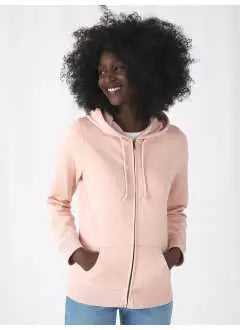 Felpa Donna Zip Cappuccio Organica B&C Inspire BCWW36B Personalizzabile - BCWW36B