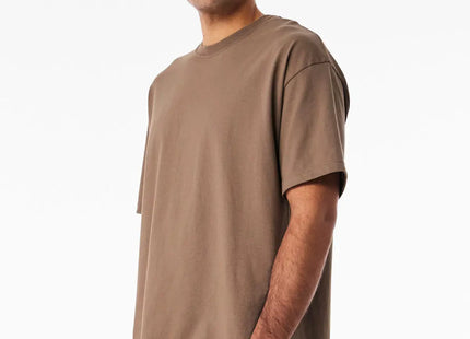 BE3010 Unisex Heavy Boxy Tee vista 2 in alta risoluzione