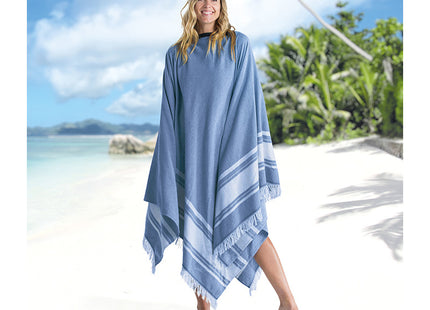 BEACH PONCHO PM950 Telo Mare Pareo Cotone Personalizzabile 180 gsm