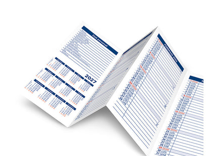 Calendario 2026 \ 2027 tascabile personalizzato