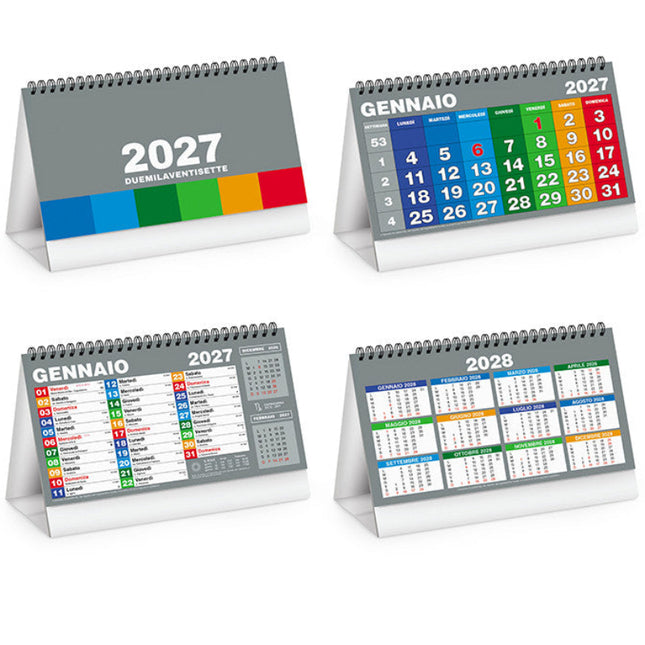 calendari da tavolo 2027  personalizzati