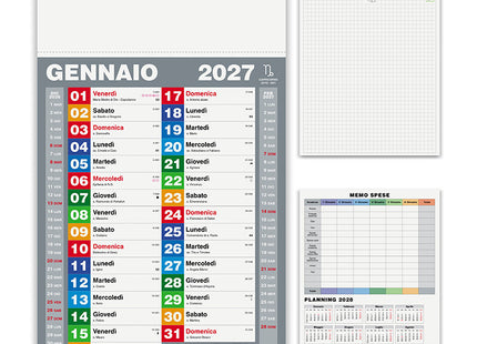 Calendario olandese personalizzato 2027 Block