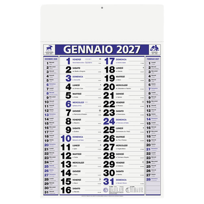 Calendario olandese personalizzato 2027 Elegant