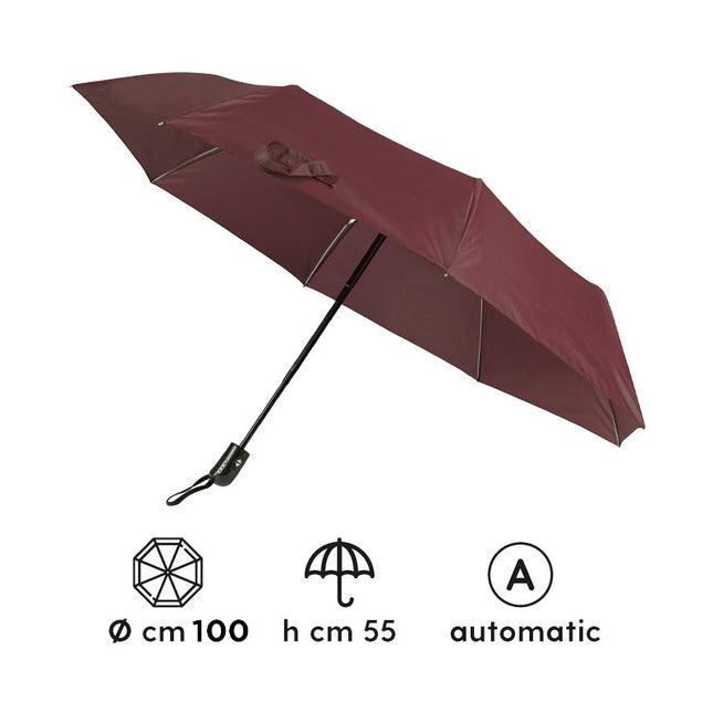 Mini ombrello automatico personalizzato BROLLY con fodero PL129