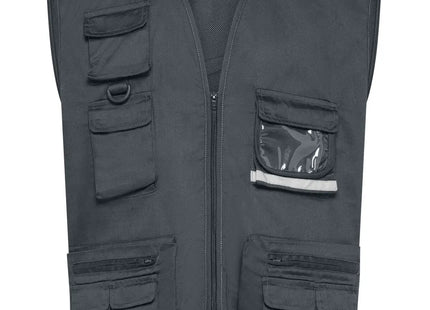 Gilet da lavoro multitasche Steel BS511 - dark grey