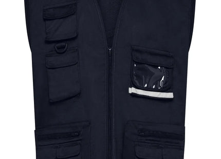 Gilet da lavoro multitasche Steel BS511 - navy