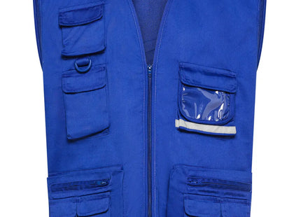 Gilet da lavoro multitasche Steel BS511 - royal blue
