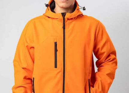Giacca softshell 3 strati con cappuccio Black Spider Storm BS552