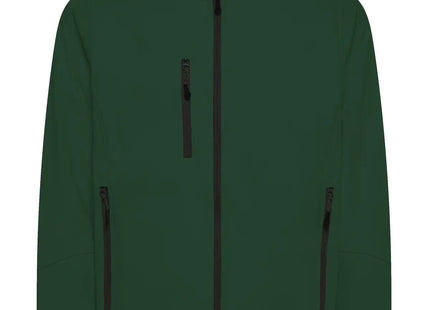 Giacca softshell 3 strati con cappuccio Black Spider Storm BS552 - FG forest green