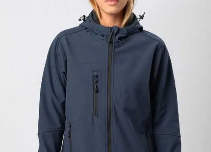 Giacca softshell donna con cappuccio Black Spider Storm Women BSW552