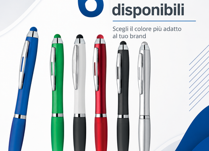 Penne personalizzate touch screen e antiscivolo