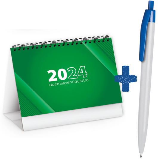 Kit risparmio 100 calendari + 100 penne personalizzate | PA700