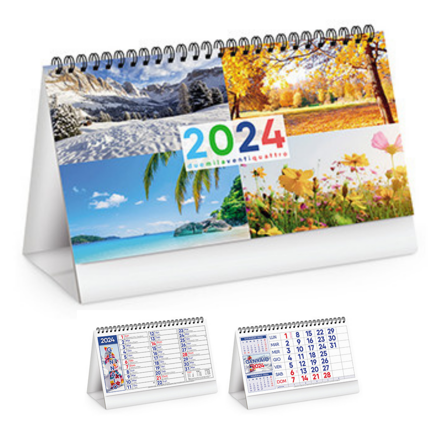 Calendari personalizzati 2024 da banco PA740