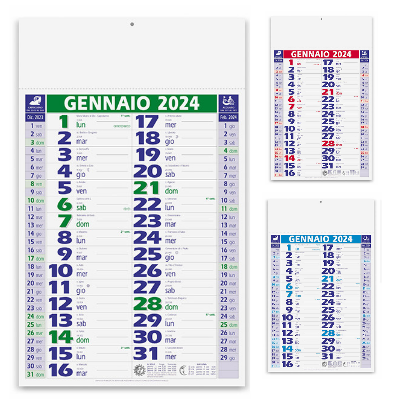 Calendari personalizzati 2024 olandesi PA620