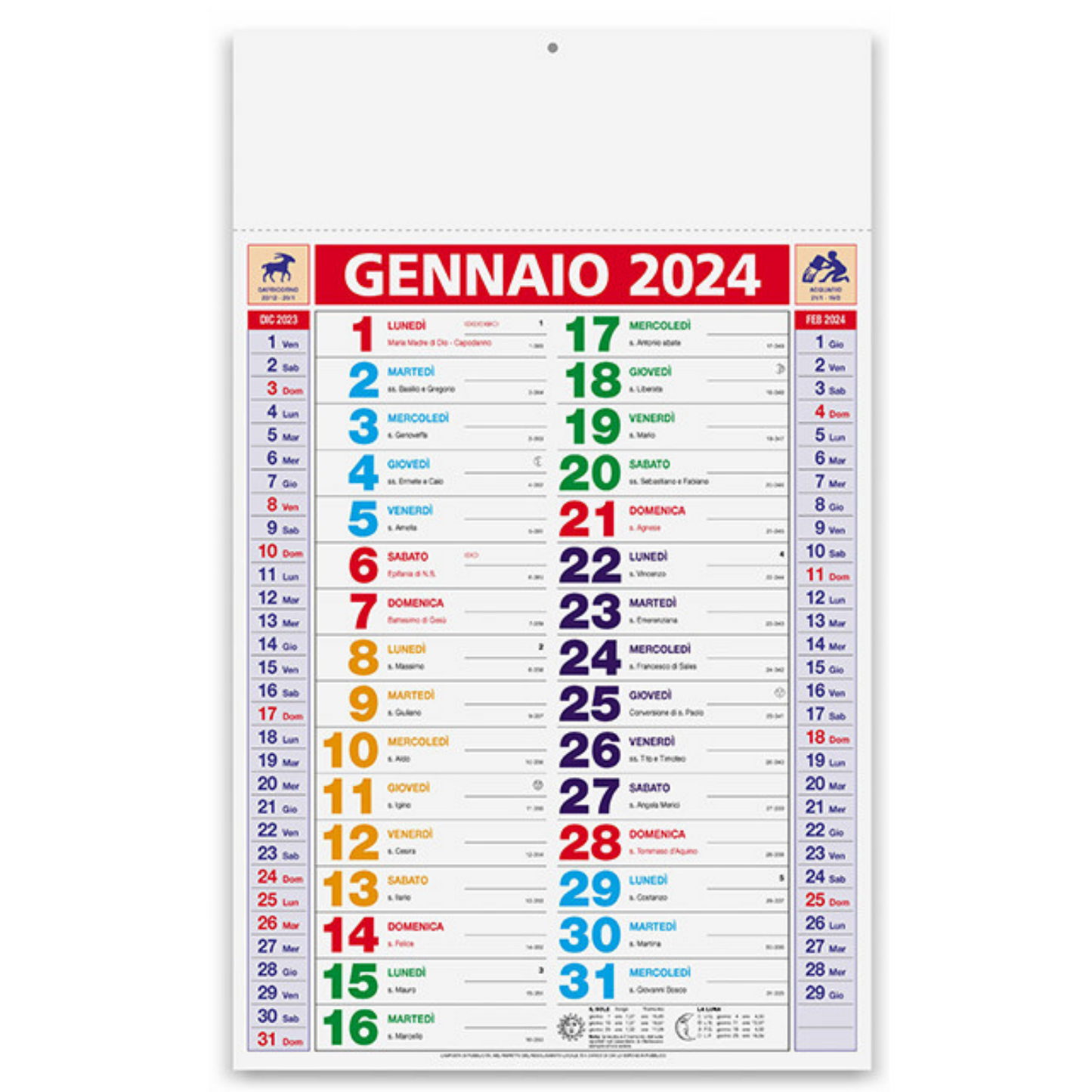 Calendari personalizzati 2024 olandesi PA600