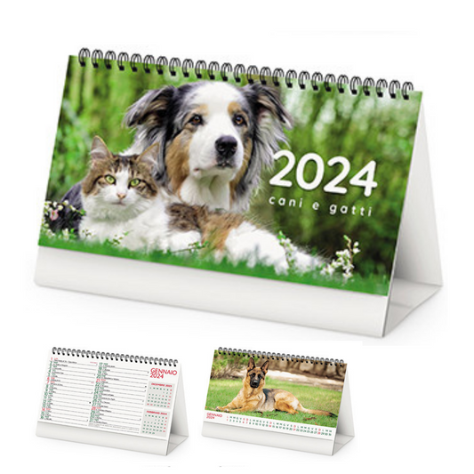 Calendari personalizzati 2024 da banco PA403