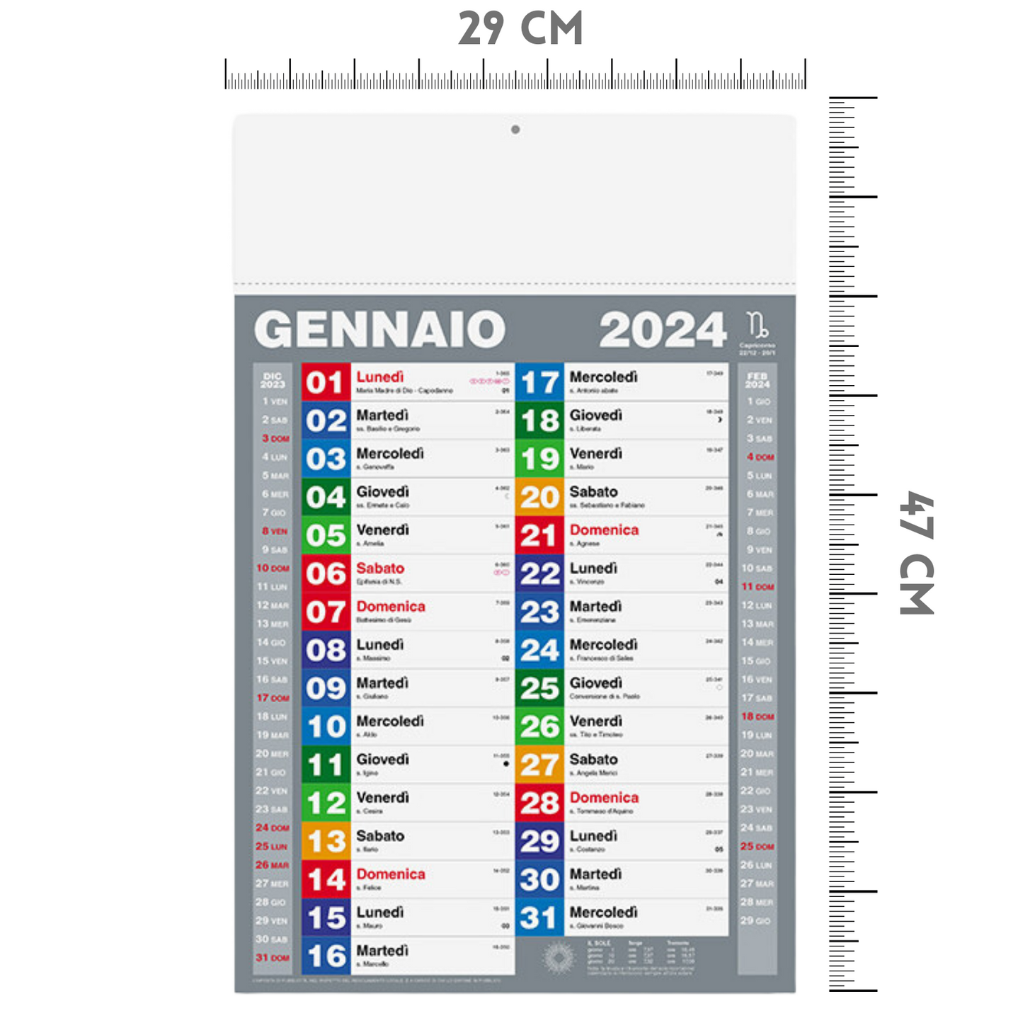 Calendari personalizzati 2024 olandesi PA420