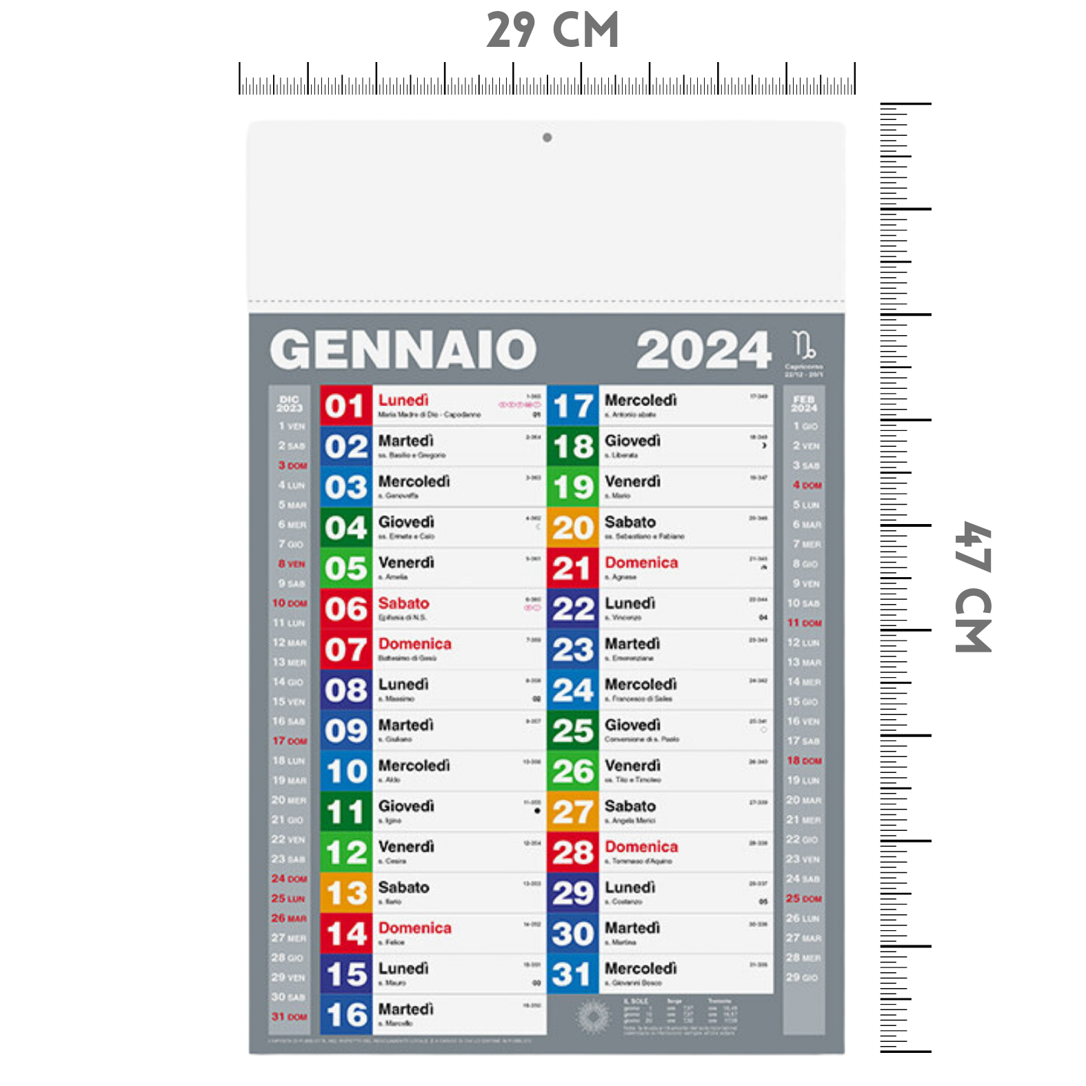 Calendari personalizzati 2024 olandesi PA420
