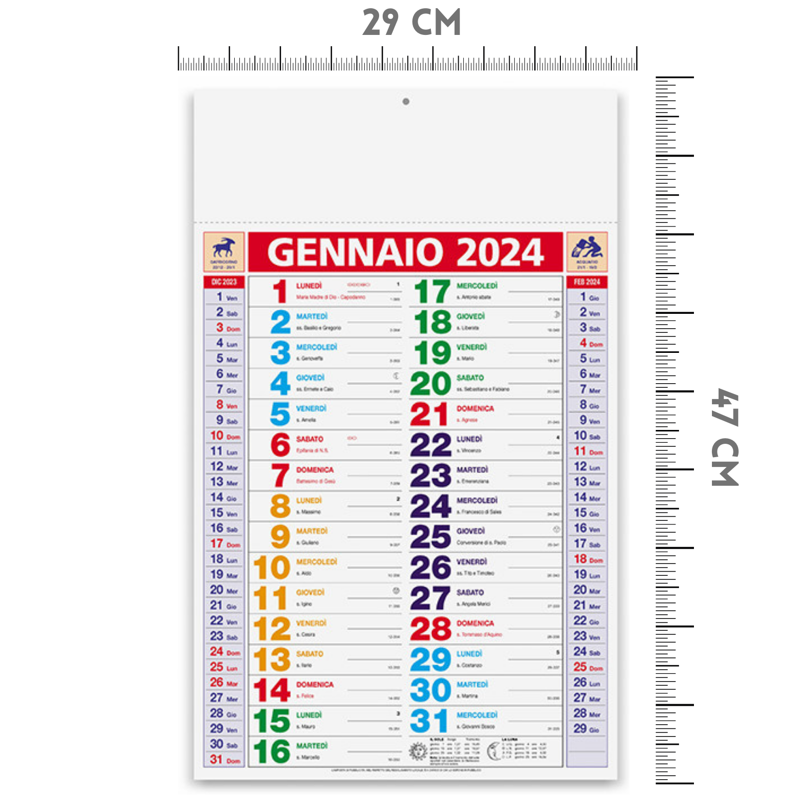 Calendari personalizzati 2024 e penne PA600
