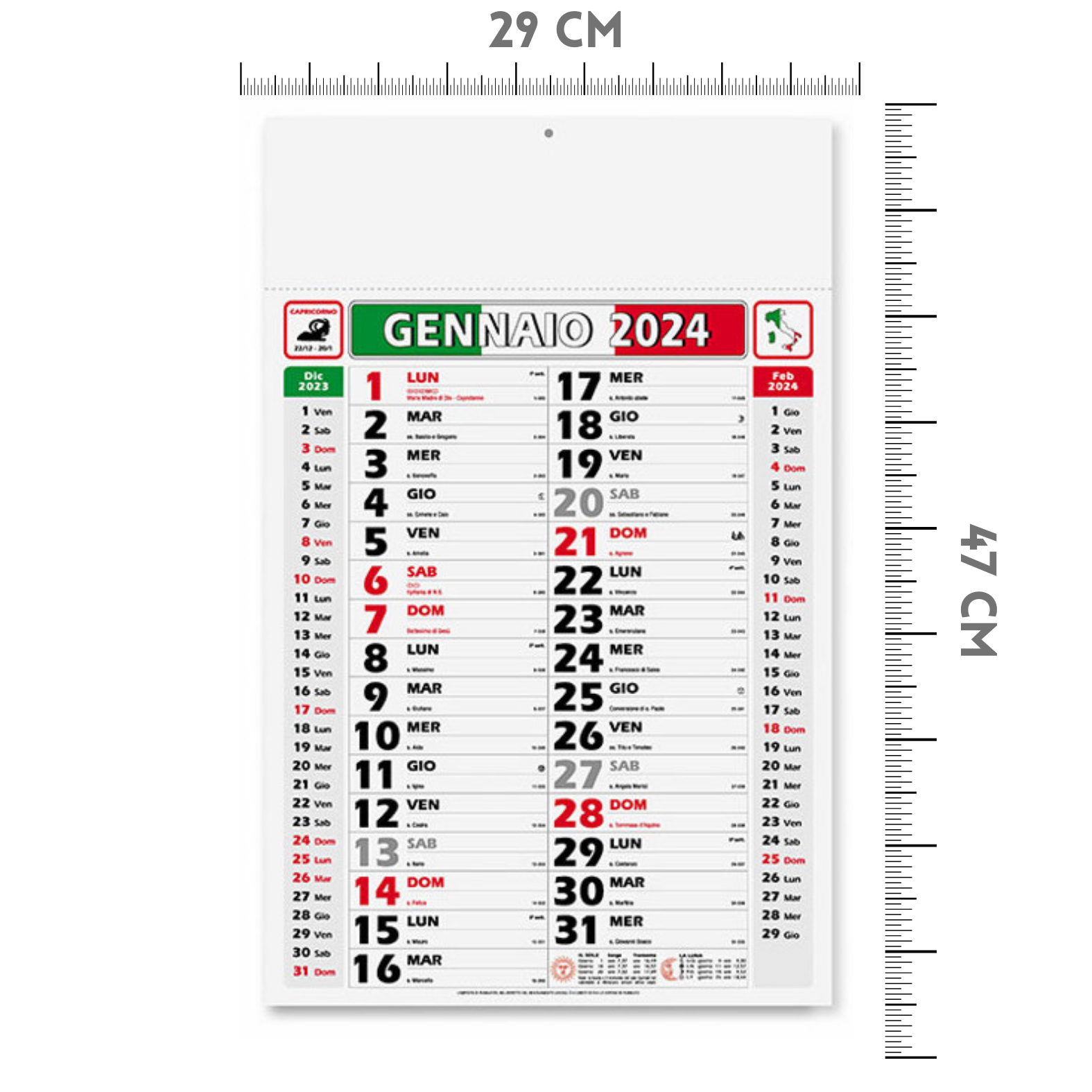 Calendari personalizzati 2024 olandesi PA432