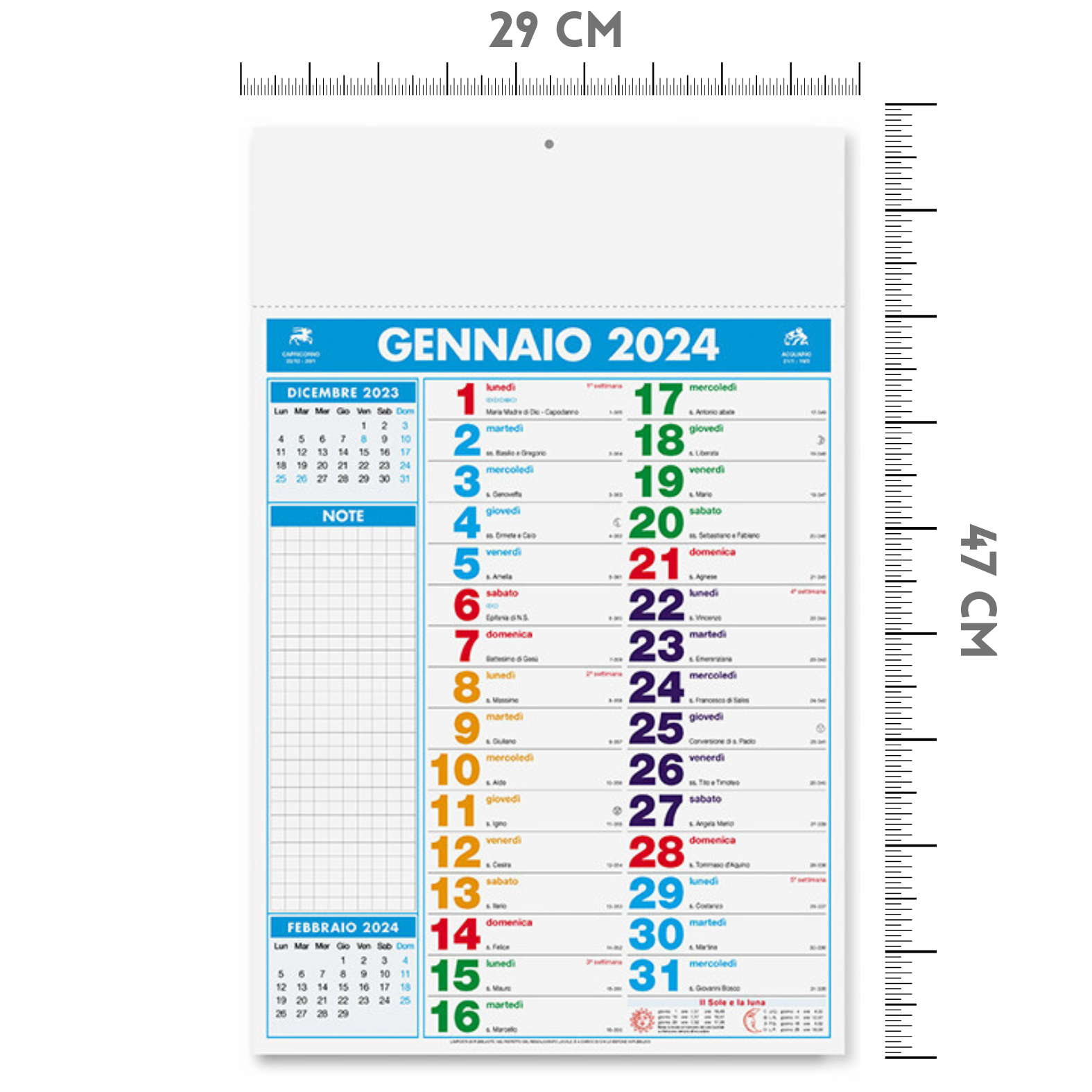 Calendari personalizzati 2024 olandesi PA422