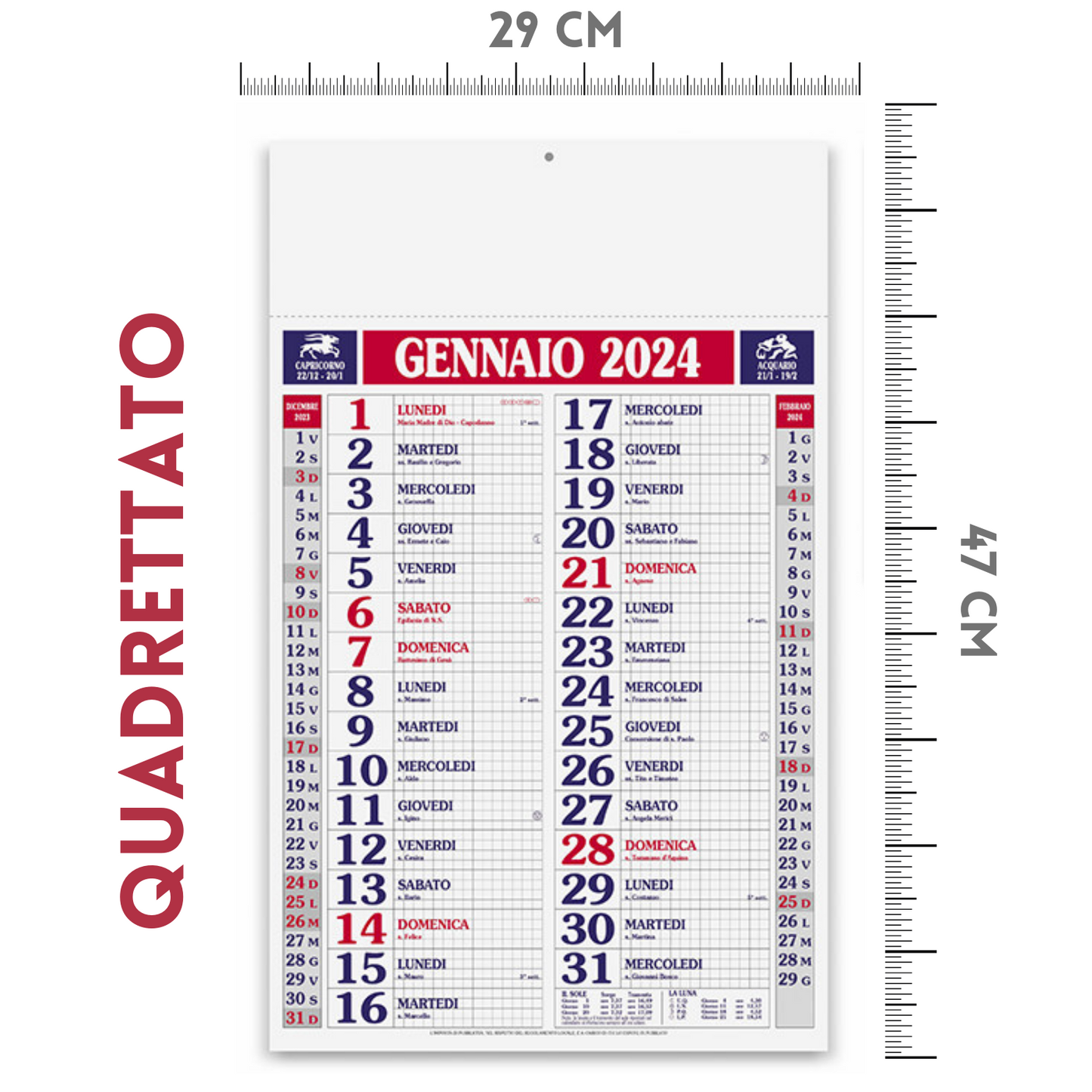Calendari personalizzati 2024 olandesi PA610