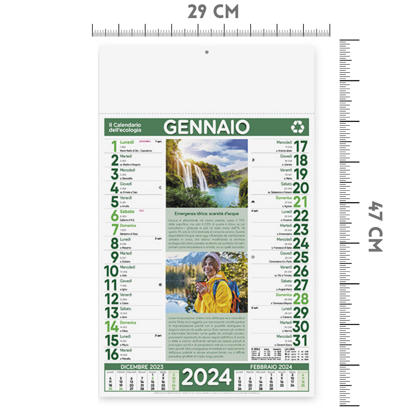 Calendari personalizzati 2024 illustrati PA091