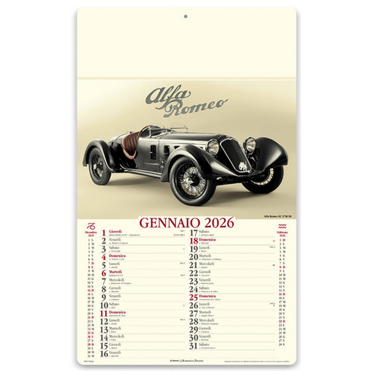 Calendario illustrato 2026 Mille Miglia | Cod. PA023