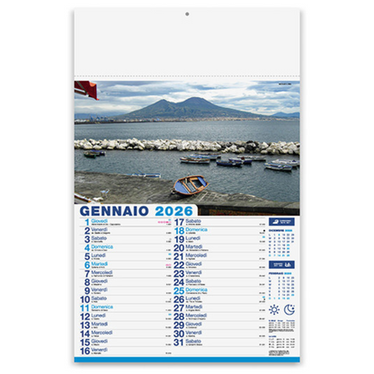 Calendario illustrato 2026 Napoli | Cod. PA118