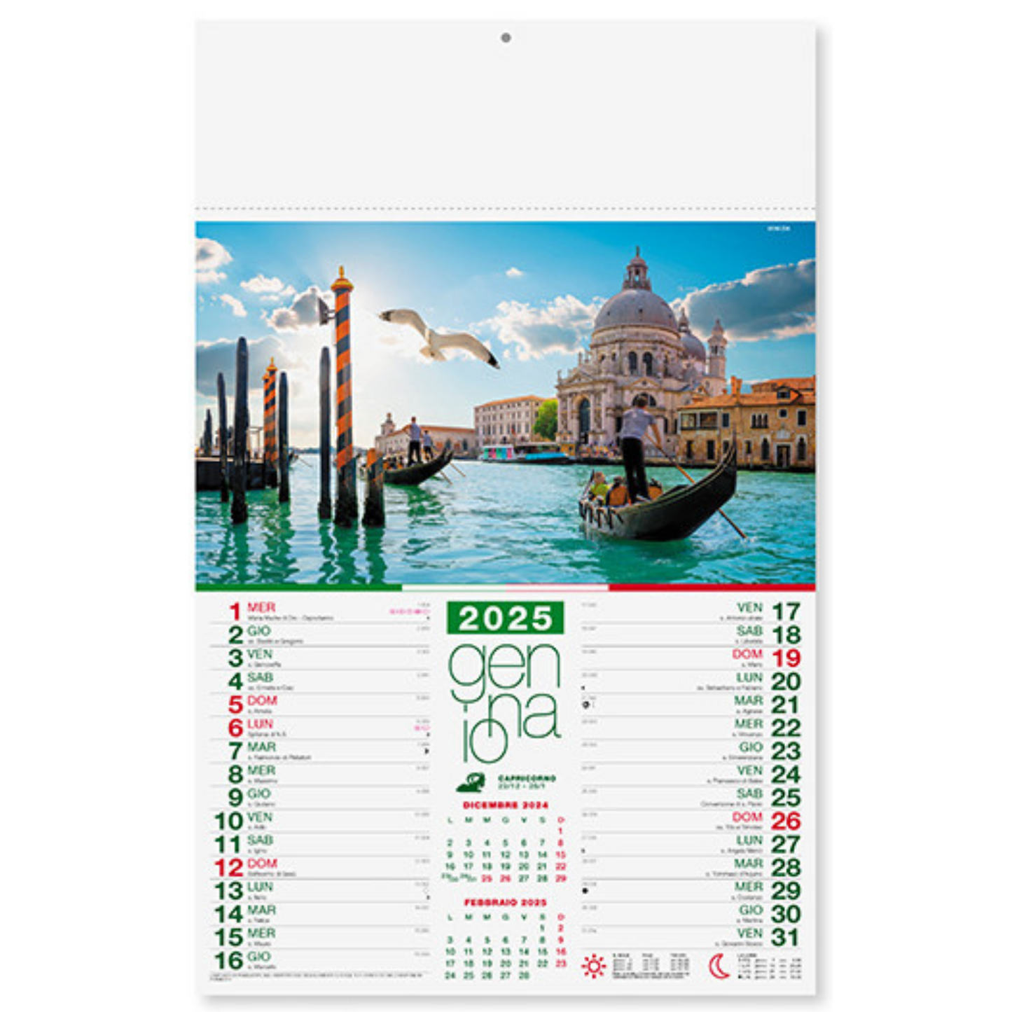 Calendari personalizzati 2025 illustrati PA116