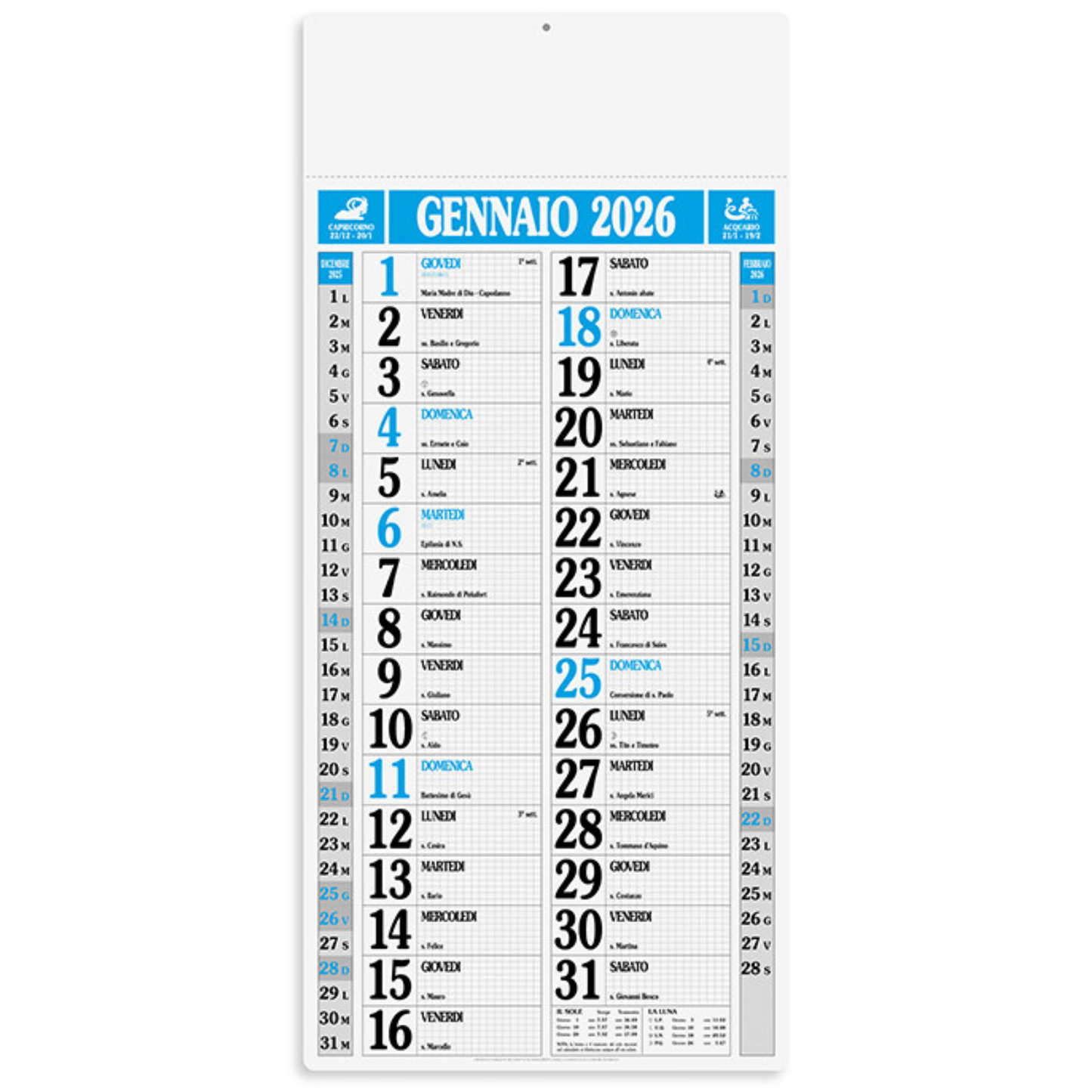 Calendario olandese GIGANTE 2026 personalizzato | Cod. PA523