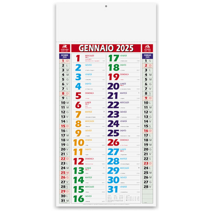 Calendari personalizzati 2025 olandesi PA658